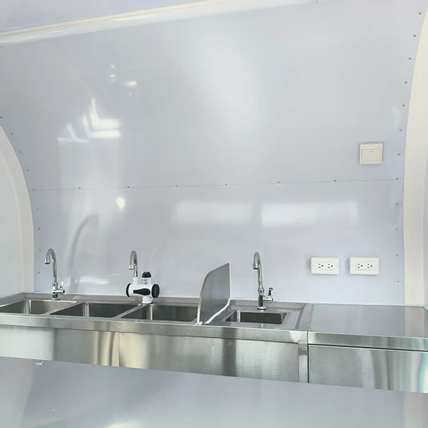 8.2ft Food Trailer Interior 2