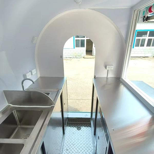 8.2ft Food Trailer Interior 3