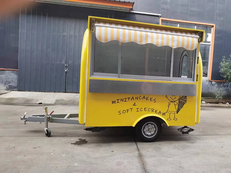 8.2ft Single Axle Arched Food Trailer Appearance