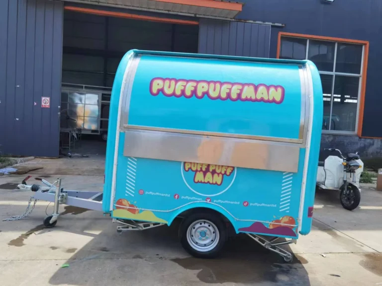 puff mini food trailer Appearance